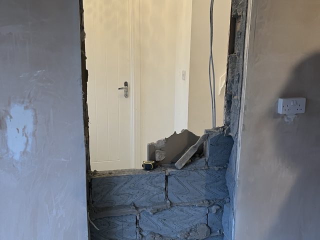 Aspley – Construct new openings into Garage